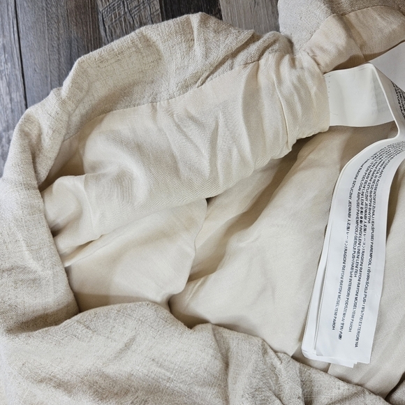 Sovere RETOLD Linen Blend Air Dress Women's Medium Open Back - Picture 7 of 9